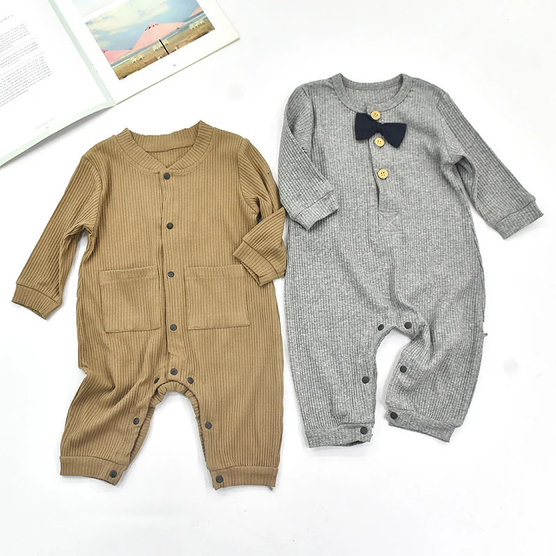 

0-12 Month Romper Baby Unisex Spring Autumn Long Sleeve Casual Newborn Boys Clothes Infantile Girl Jumpsuit Babies One-piece