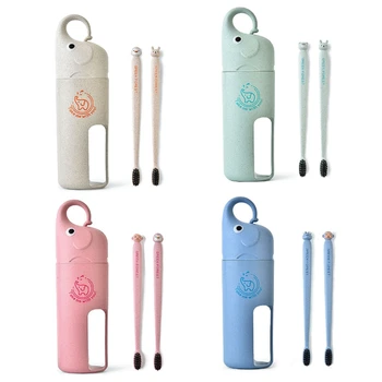 

3Pcs in One Set Elephant Toothbrush Cup Travel Suit