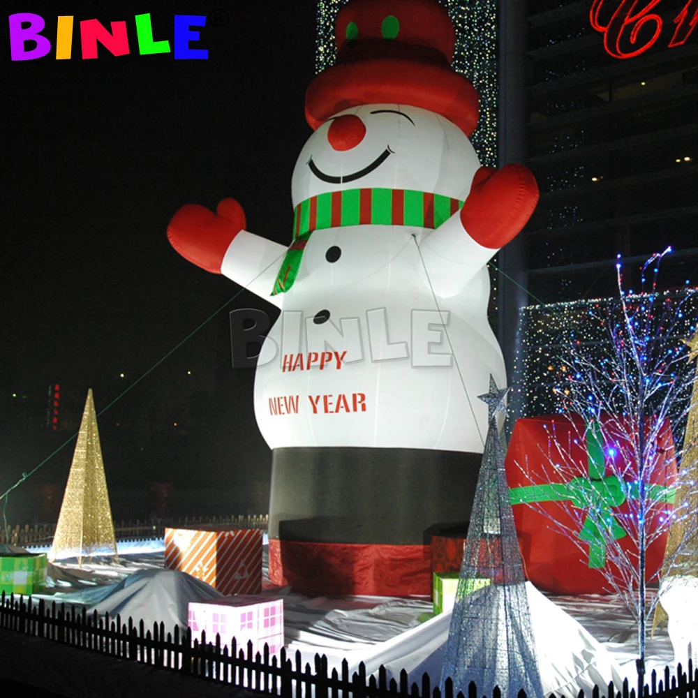 Lovely giant outdoor christmas inflatable snowman for christmas decoration