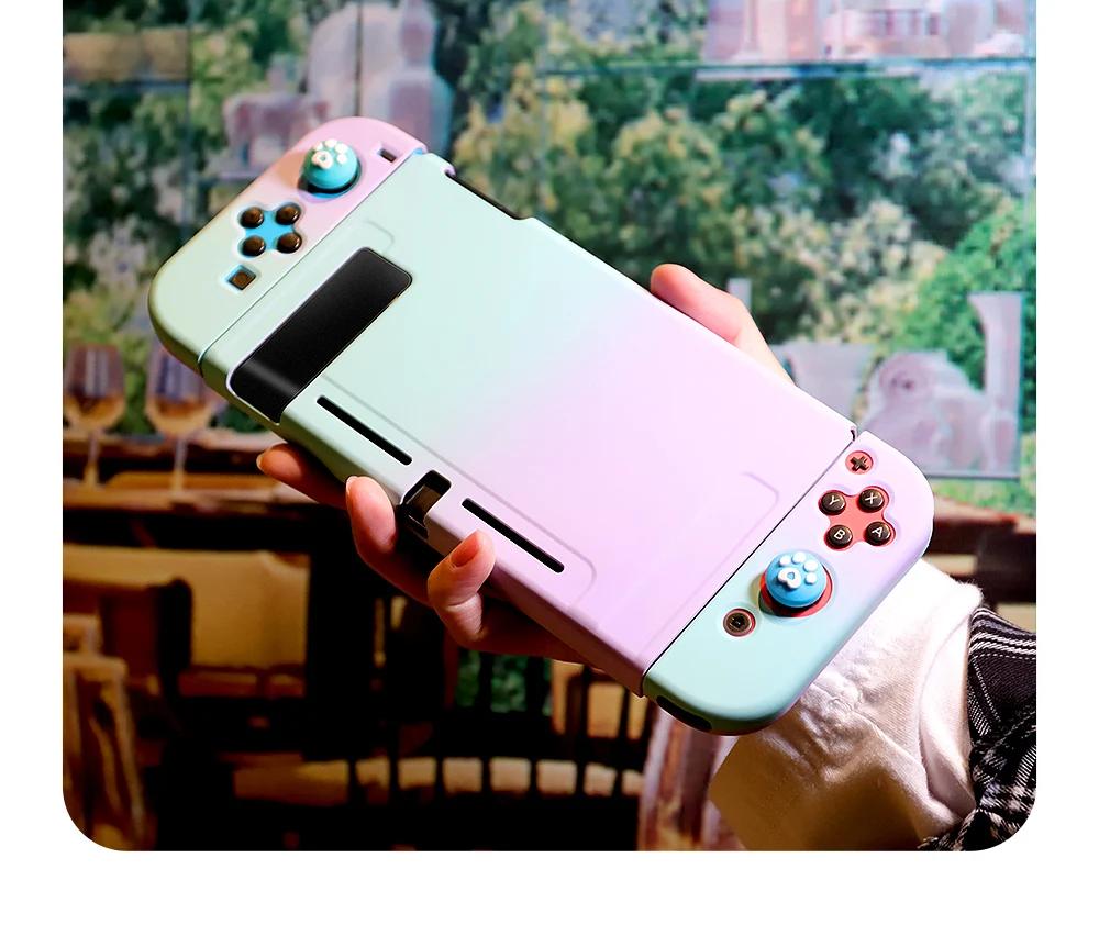 Protective Back Cover Shell Nintend Switch for Nintendos Switch Joy-Con Console Colorful Hard Case (9)