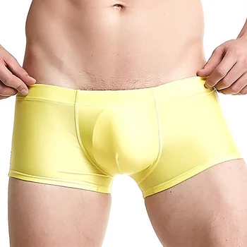 

Men's Sexy Swimwear Boxer Briefs Swimming Shorts Bulge Pouch Panties Knickers