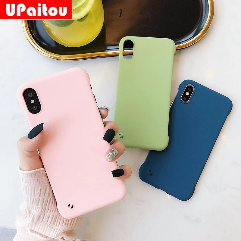 

Ultra Slim Frameless Case For Oneplus 7 Pro 7Pro Solid Matte Scrub Hard PC Cover Case for Oneplus7 Pro Borderless Case