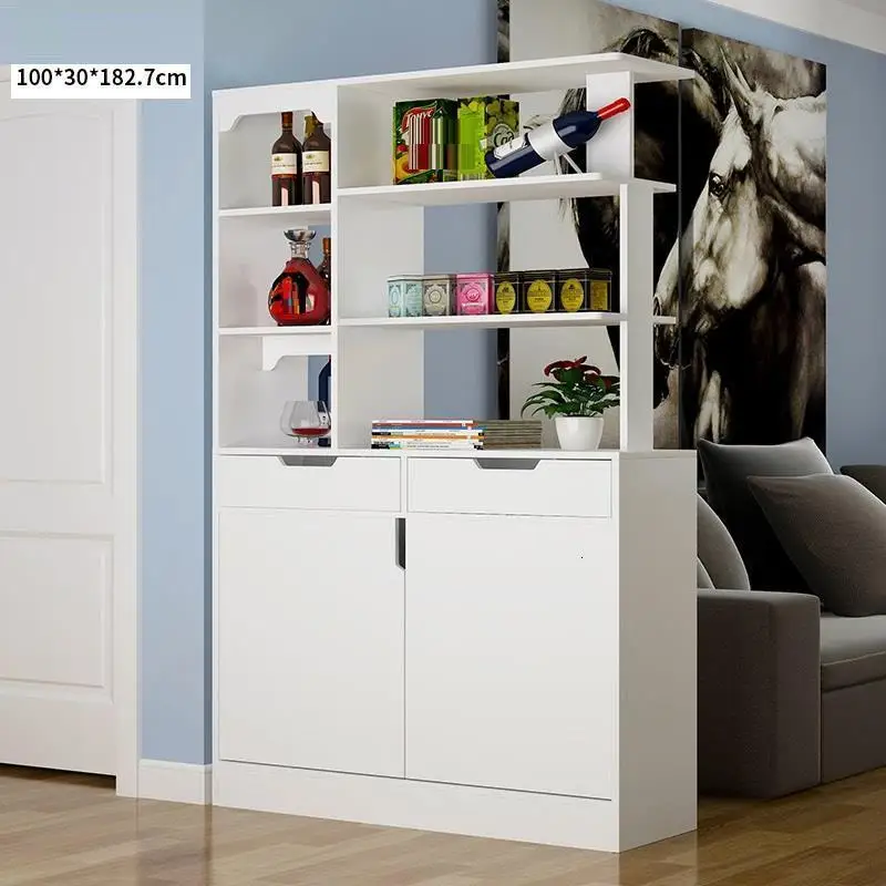 Полки Gabinete Armoire Rack Mobile Per La Casa Vetrinetta Da Esposizione коммерческая мебель полка Mueble бар винный шкаф - Color: Number 1