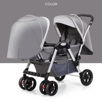 Poussette Pliable et Légère pour Bébé, Siège de Voiture pour Jumeaux 3