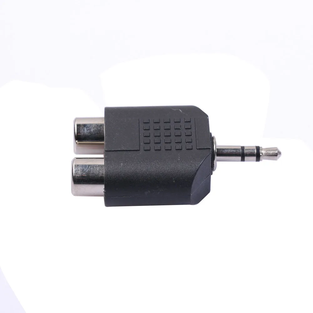 Аудио адаптер RCA Y Splitter Разъем 3,5 мм аудио кабель RCA аудио адаптер, разъём штекер 2 RCA Женский адаптер M/F RCA сплиттер