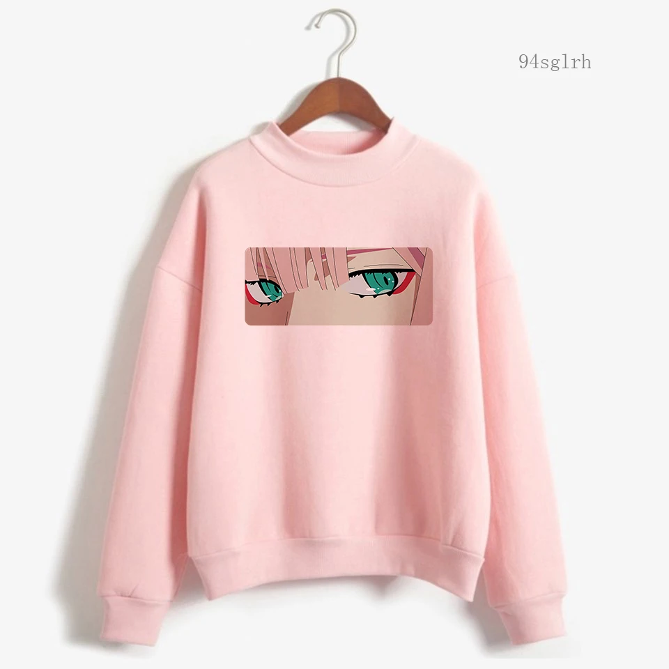 

Darling In The Franxx Anime Hoodie Women Zero Two Kawaii Manga Graphic Aesthetic Sweatshirt Harajuku Casual Streetwear Female
