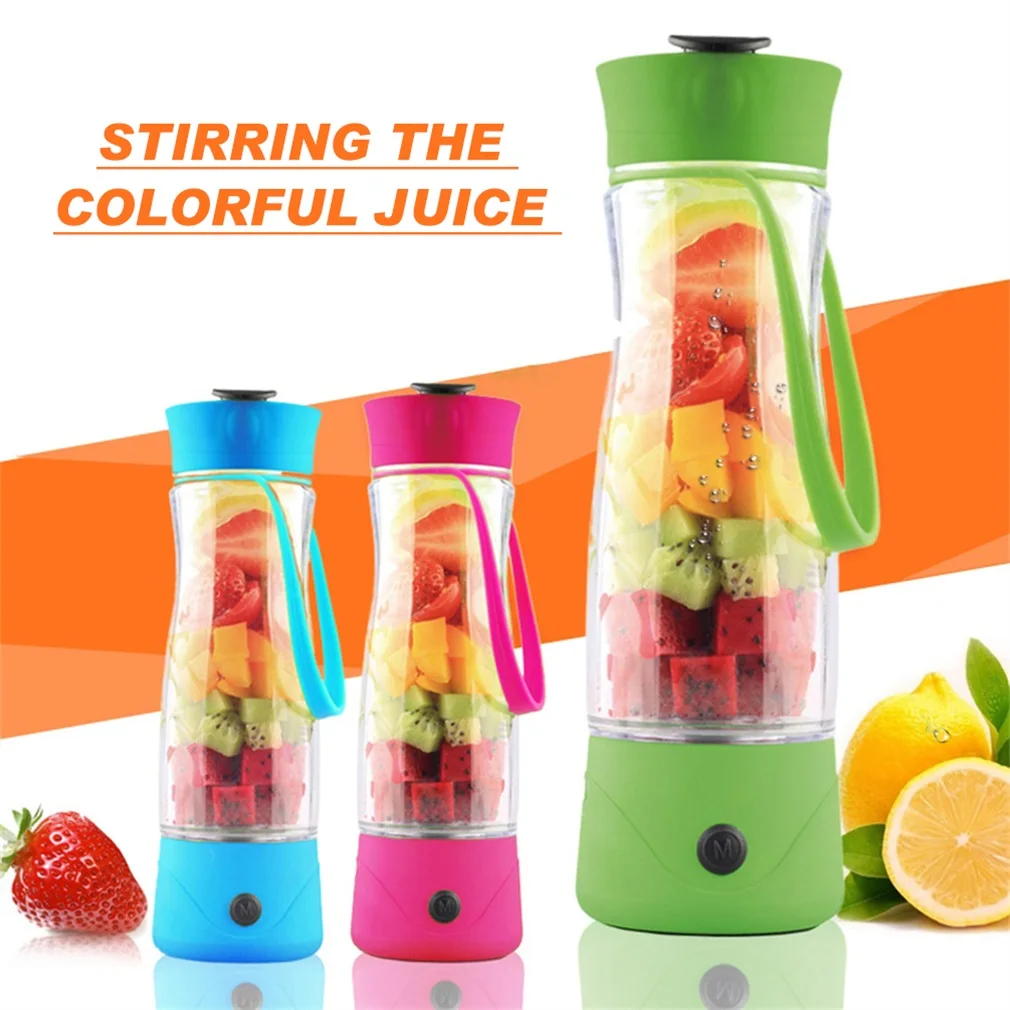 Mini Personal Charge Pattern Juicer Smoothie Blender Fruit Vegetable Juicer Worldwide Store