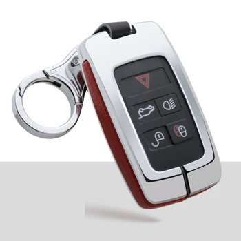 

For Jaguar E-Pace Car Key Case 1pc Protector Zinc Alloy With key chain