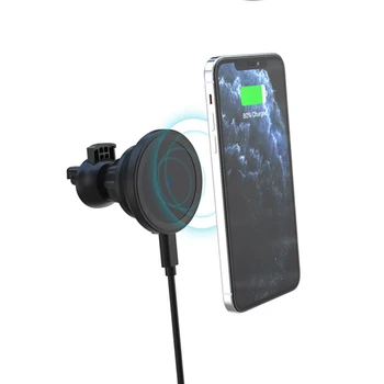 

Car Wireless Charger X-15 Magnetic Car Wireless Charger Fast Charging 15W Wireless Charging Station For iphone 12 Accessories