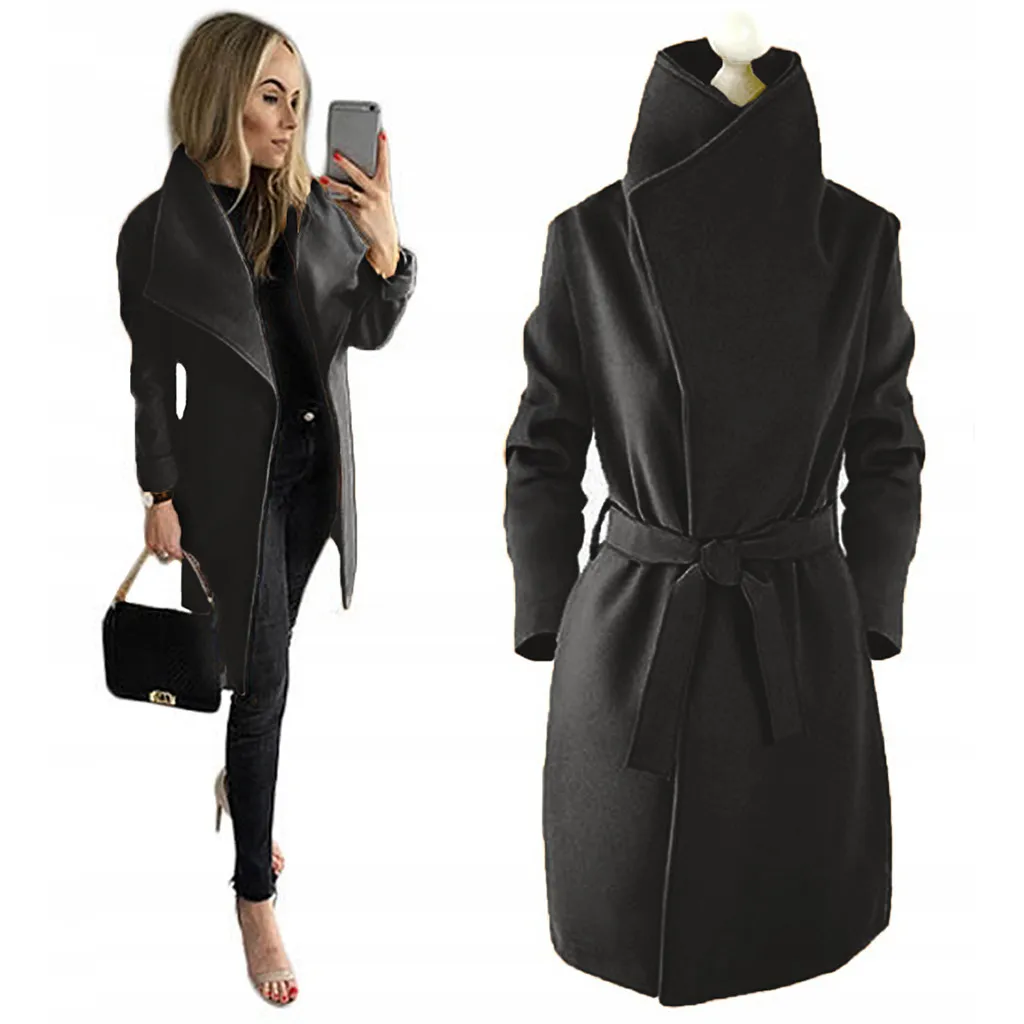 Кардиган шерстяное пальто женское зимнее с длинным рукавом открытая накидка повседневное пальто женские пальто осень зима блузка кимоно doudoune femme