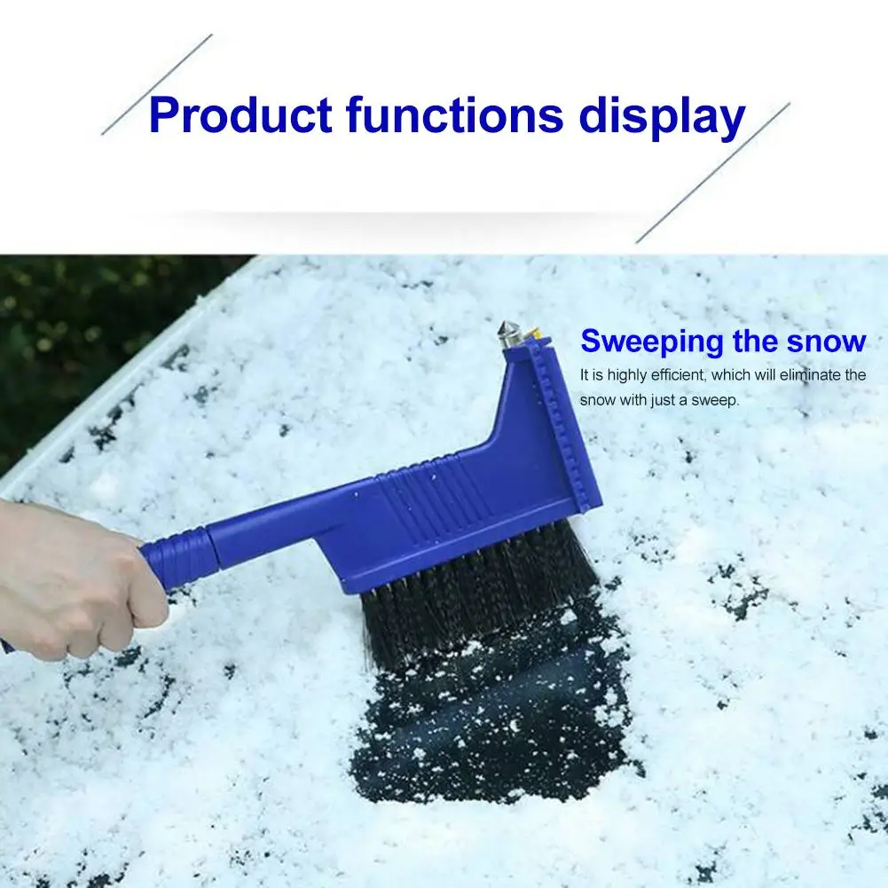 

Multifunctional Snow Shovel Ice Sweeping Tool Windshield Snow Scraper