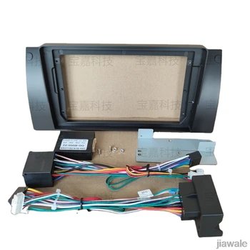 

9" Car radio Fascia Frame Facials Install Panel Dashboard Trim Kit for BMW 5 Series M5 E39 X5 E53