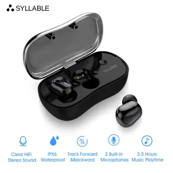 

Original SYLLABLE D900P bluetooth V5.0 earphone noise reduction bluetooth headset for mobile phone wireless sports bass earphone