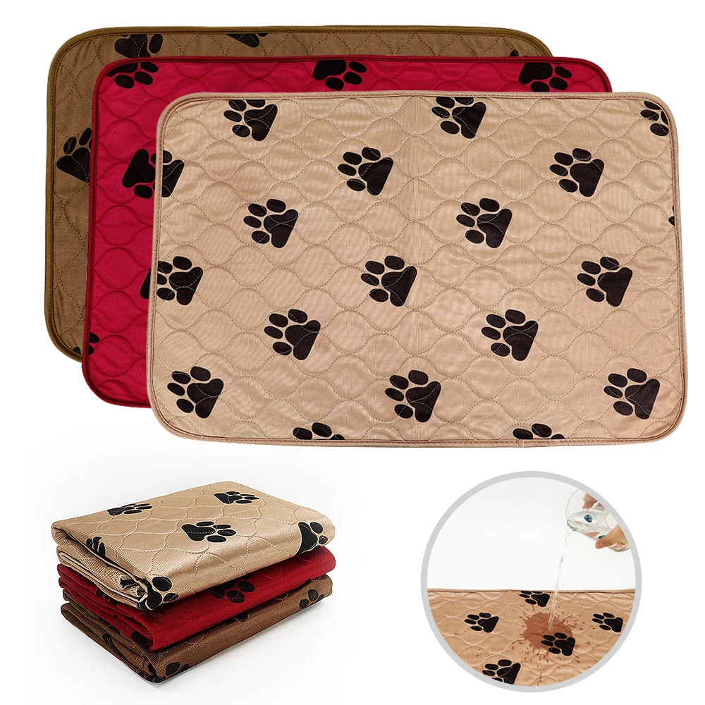 Dog Pee Pad Waterproof Pet Diaper Mat Reusable Dog Urine Pad Washable Cats Diapers Pads Seat Cover For Sofa Bed