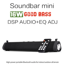 Беспроводной Bluetooth динамик boombox Саундбар сабвуфер Портативный 16 Вт звуковая система для езды на велосипеде с 3D звуковой системой дистанционное управление