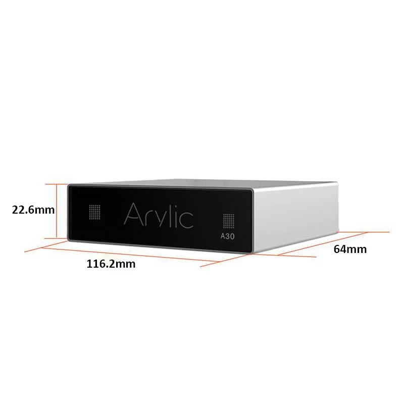 US $118.99 A30 WiFi And Bluetooth Amplifier Wireless Audio Receiver HiFi Class D Mini Streamer MultiRoom DLNA Airplay Spotify Free APP