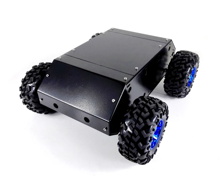 L130 130 мм 4WD колесный умный робот закрытый автомобиль шасси встроенный ящик для хранения