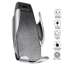 S5 автомобильный Qi Быстрое беспроводное зарядное устройство держатель телефона для IPhone Xs Max Xr samsung S10 S9 интеллектуальный инфракрасный беспроводной зарядки