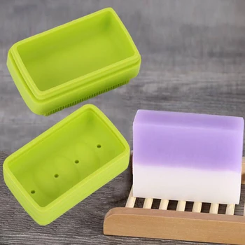 

Soap Dish Fashion Silicone Flexible Plate Bathroom Soap Holder Travel Holder Dish New Candy Color Bathroom Soap Dish