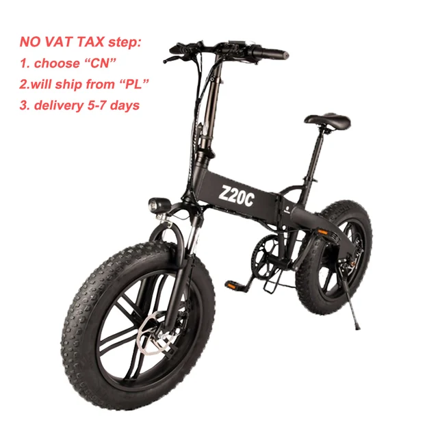 ADO Electric Bike 350W Z20C 20 Inches Fat Tire ebike Brushless Motor  Foldable Electric Bicycle 36V10Ah Lithium Ion Battery Ebike|Electric  Bicycle| - AliExpress