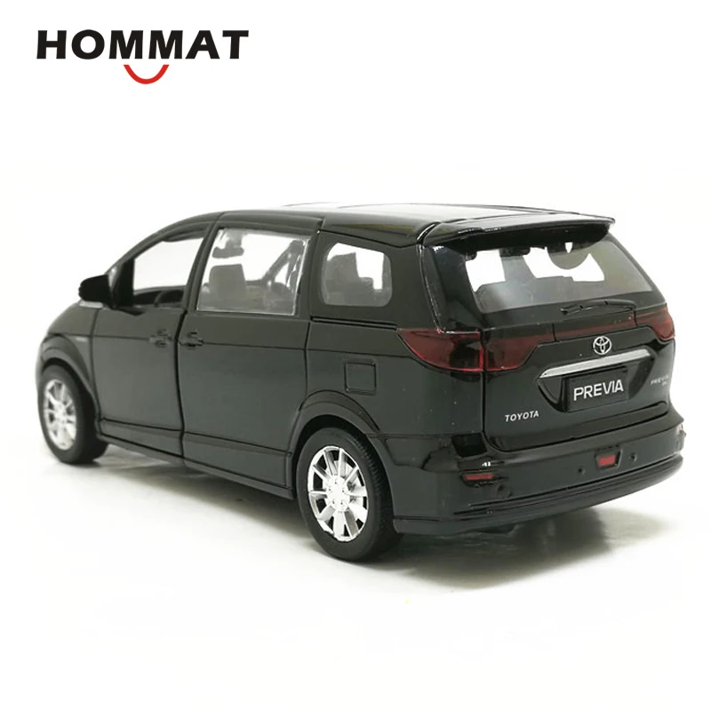 Весы HOMMAT 1:32 Toyota Previa MPV металлические Литые диски и игрушечные автомобили модели