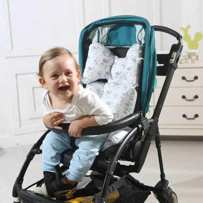 

Baby Thicken Pad Trolley Chair Cushion Print Child Stroller Pad Seat Soft Kid Carriage Cart Warm Cushion Pad Mattresses Pillow