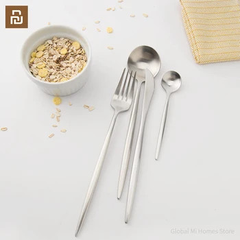 

Maison Maxx Tableware Polished Cutlery Stainless Steel Dining Food Flatware Kit Dinnerware Party Gift Black 56