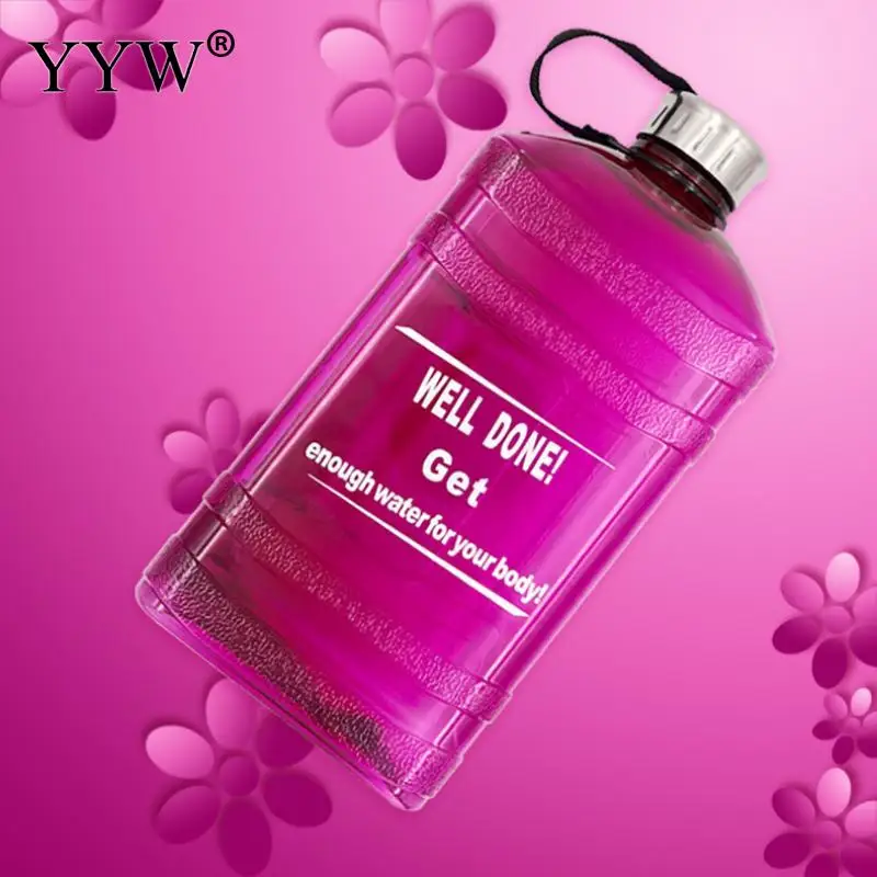 3.78L Outdoor Sports Water Bottle Plastic Large Capacity Portable Water Bottles Gallon Petg Camping Bottle Hydro Flask Dumbbell