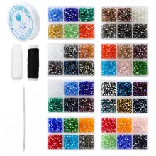 Beads Loose-Spacer-Beads Jewelry-Making for Sewing Diy-Supplies 600pcs/Lot 4mm-Plated