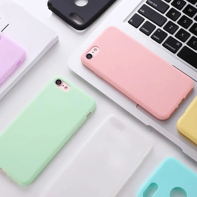 

Silicone Phone Case For iPhone Samsung Galaxy 5 6 6S 7 8 Plus X XS Max XR S7 S8 S9 S10 5G A50 A70 A40 note 9 A20 A30 A10 Cover