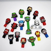 Cartoon Cable Protector Data Line Cord Protector Protective Case Cable Winder Cover For iPhone USB Charging Cable For iPhone xr cartoon cable protector data line cord protector protective case cable winder cover for iphone huawei samsung usb charging cable