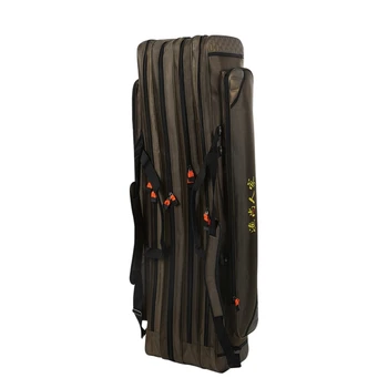 

Fishing Tackle Bag Large Capacity Fishing Bag 4 Layer Thick Waterproof Fishing Rod Package 100Mm