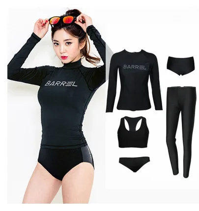 

Swimsuit Bathing Suits Women Swiming Suit Women's 2019 Swimming For Girls New Cover Drying Sun Proof Beach Surfing Polyester