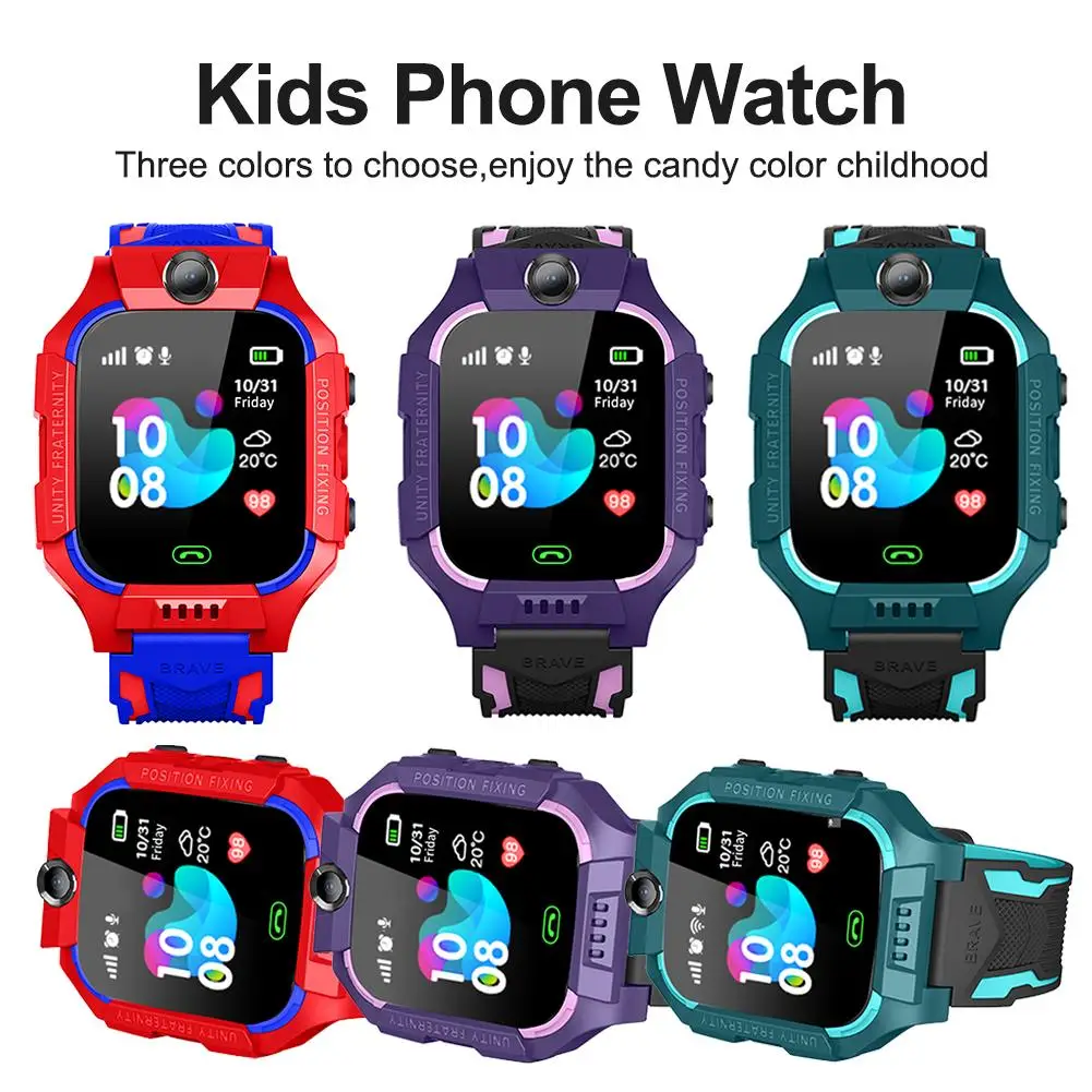 

Kids Smart Watch IP67 Deep Waterproof 2G SIM Card GPS Tracker Camera SOS Call Location Reminder Anti-Lost Baby Kids Smart Watch