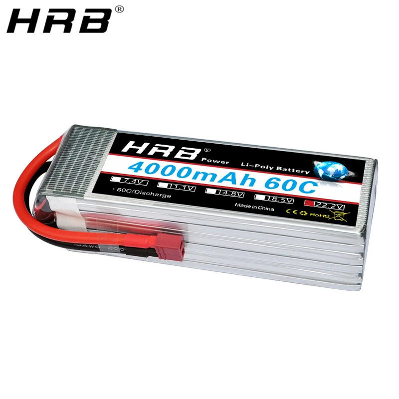 Аккумулятор HRB 22 2 V 4000mah Lipo 6S XT60 Deans T XT90 EC5 TRX для мультикоптера квадрокоптера