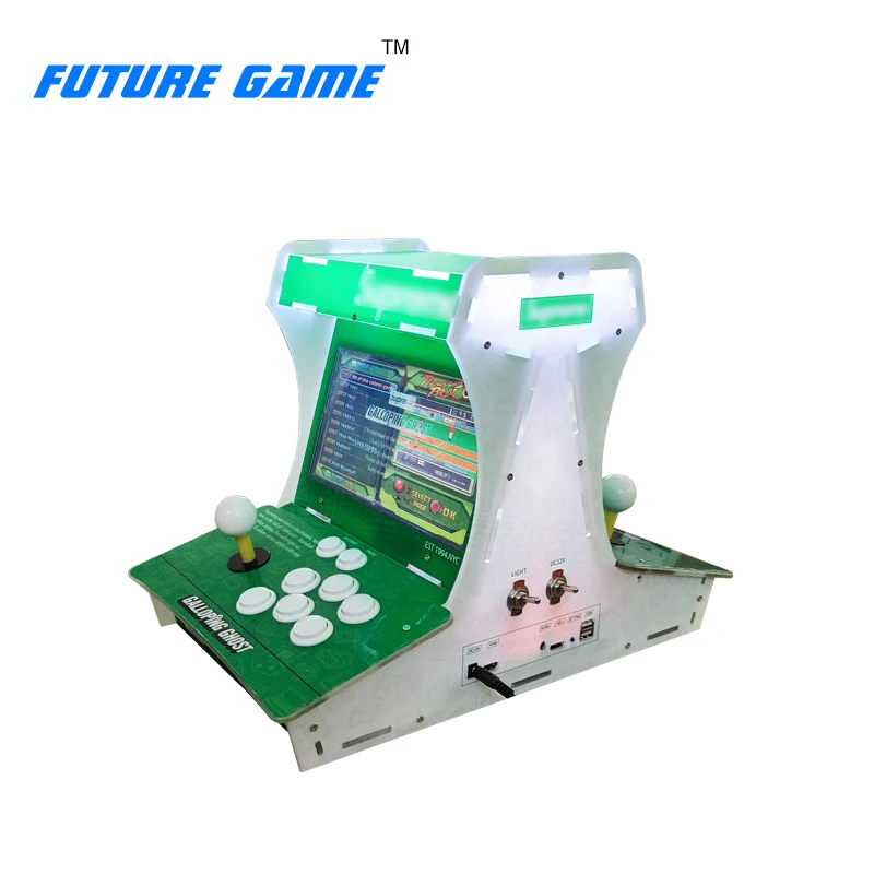  2 player 10 inch LCD Screen Mini bartop Galloping Ghost Arcade Game machine with Pandora 6S 1388 ga