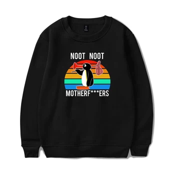 

New 2020 Noot Noot Pingu Cartoon Cute Penguin PINGU 2D Print O-Neck Sweatshirt Harajuku Round Collar Men/Women Sweatshirt
