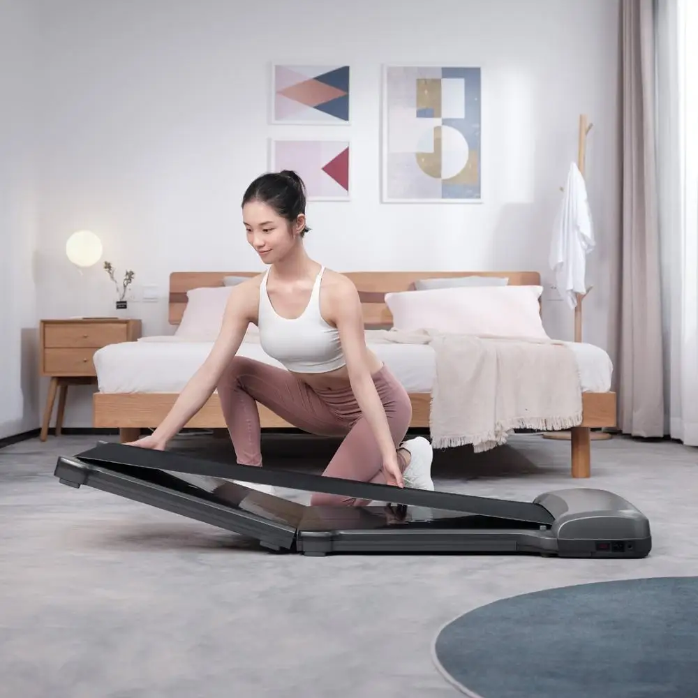 Xiaomi Mijia WalkingPad C1 версия из сплава смарт-приложение управление складная прогулочная площадка мини ультра-тонкая прогулочная фитнес-машина