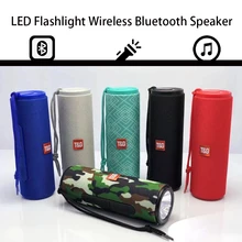 Bluetooth динамик портативный наружный светодиодный фонарик перезаряжаемый беспроволочный динамик полоска динамик сабвуфер динамик TF MP3