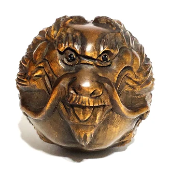 

Y7059 - 1.5" Hand Carved Boxwood Netsuke : Dragon Ball