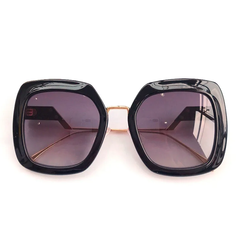 No.1 sunglasses Квадратные Солнцезащитные очки с большой градиентной оправой, винтажные женские брендовые дизайнерские роскошные солнцезащитные очки UV400 - Цвет линз: No.1 sunglasses