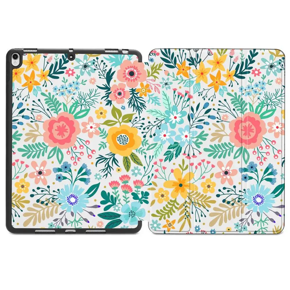 Чехол с рисунком для iPad Mini 4 5 с функцией держателя карандаша+ Функция автоматического сна/пробуждения для iPad Mini 5 с мягкой задней крышкой - Цвет: X026