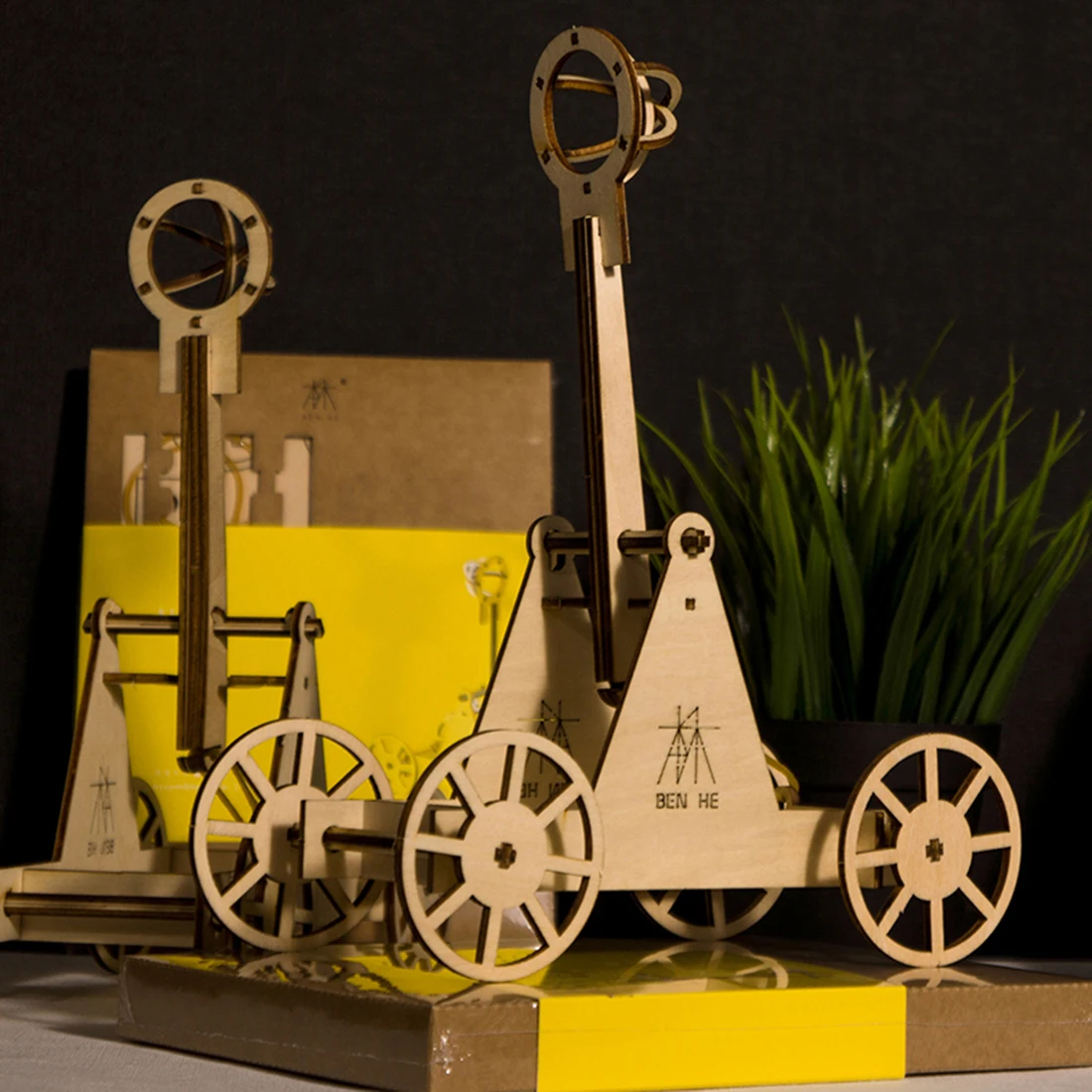 34 шт DIY 3D катапульта головоломка деревянная Модель Строительный набор сборка игрушечная катапульта