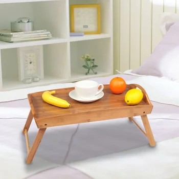 

Foldable Curved Breakfast Tray Burlywood
