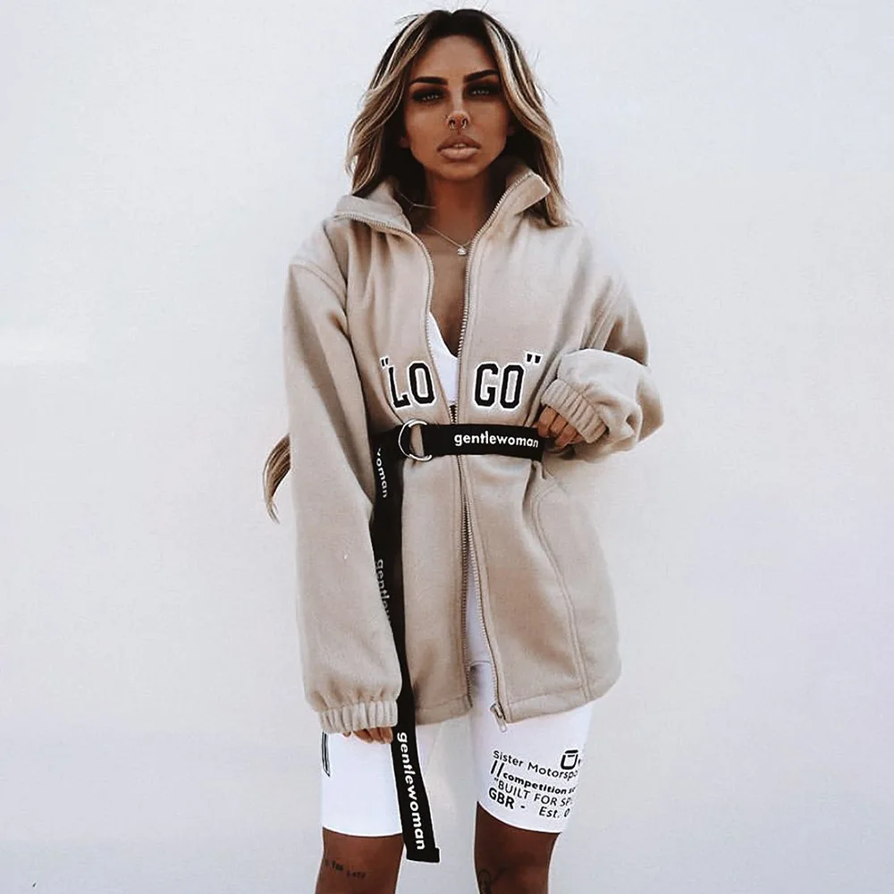 

Woman Short Woolen Coat Fashion Women Coat Autumn Winter Women Winter Clothes 2019 New Design Rave Carnival AB1762