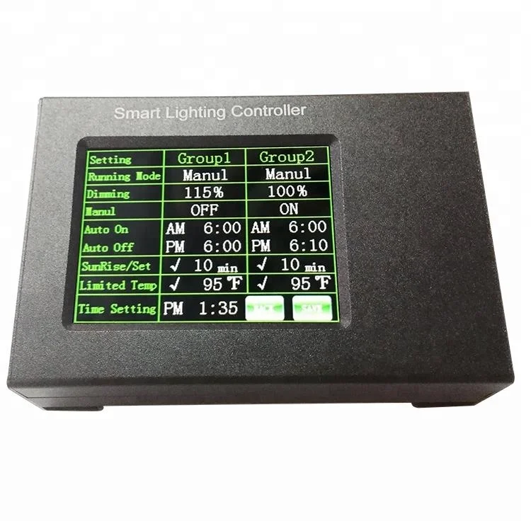 

Grow Light Smart Lighting Controller for greenhouse hydroponics system