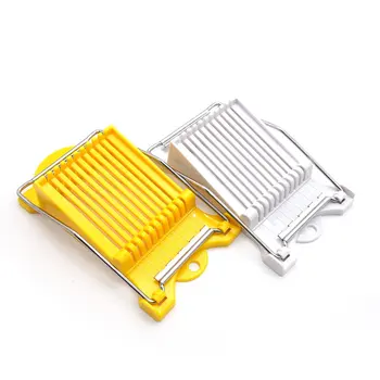 

Multi-function Egg Cutter Two-in-one Boiled Egg Preserver Stainless Steel Slicer Household Egg Separator