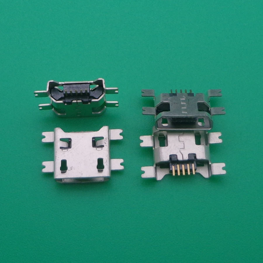 500 шт. 1 27 4SMD Micro USB 5P гнездовые разъемы SMD для Samsung Android телефонов Разъемы |