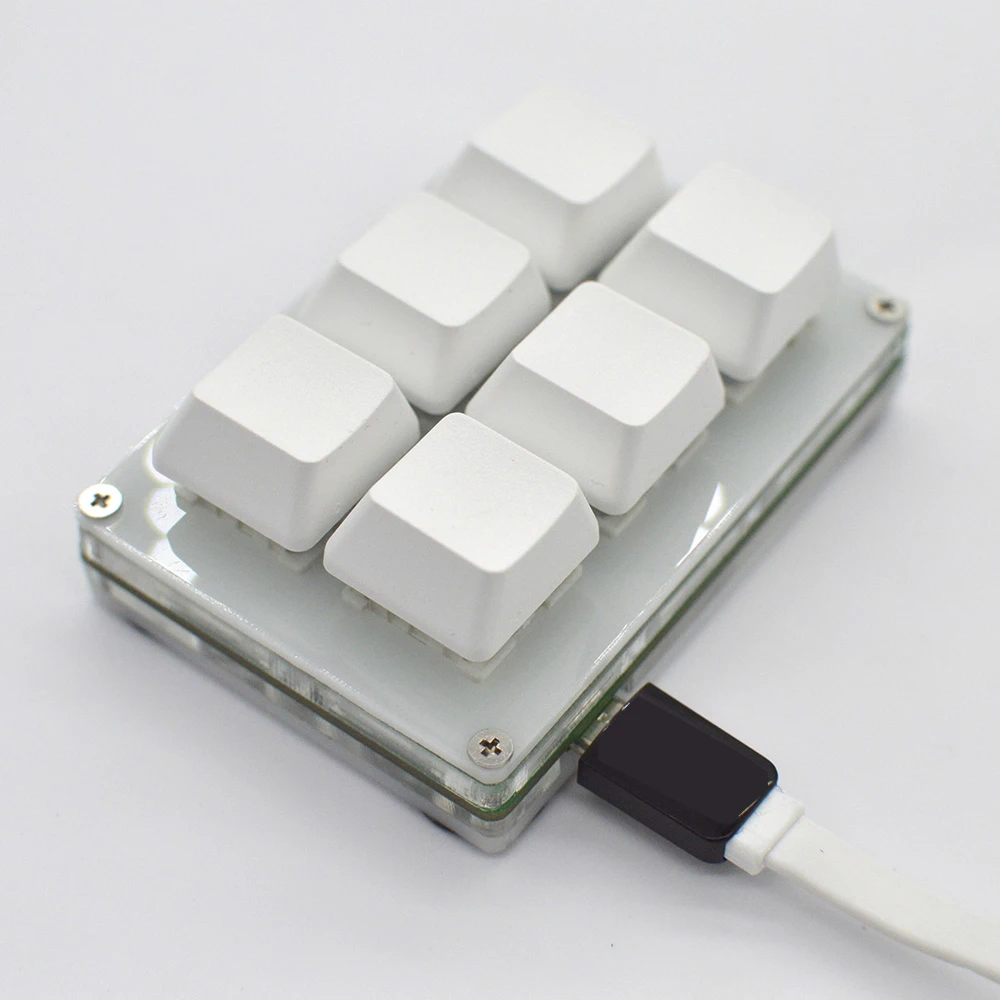 Mini 6-key Keyboard Diy Custom Usb Programming Shortcut Keys Copy Paste  Mechanical Keyboard For Windows/linux/macos/android - Keyboards - AliExpress