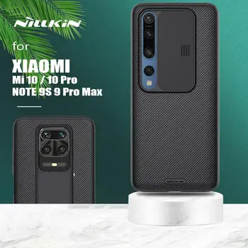 

for Xiaomi Redmi Note 9S 9 Pro Max Case Nillkin CamShield Case Slim Slide Camera Protection Cover for Xiaomi Mi10 Mi 10 Pro Case